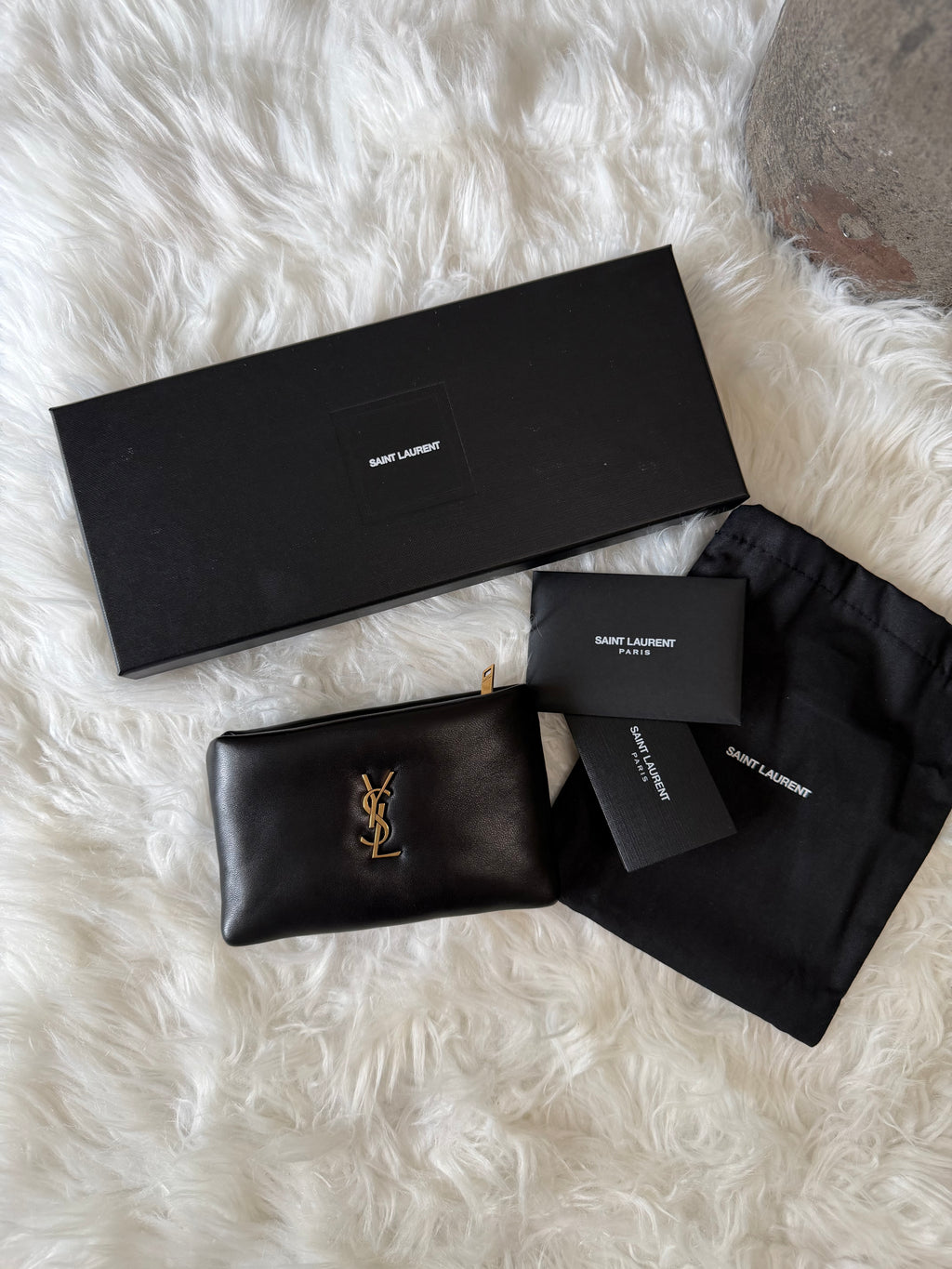 SAINT LAURENT CALYPSO MINI PILLOW POUCH