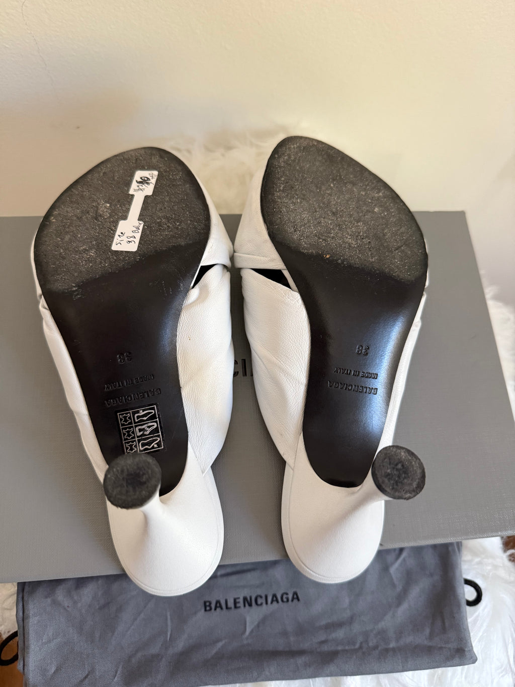 BALENCIAGA DRAPY SANDALS