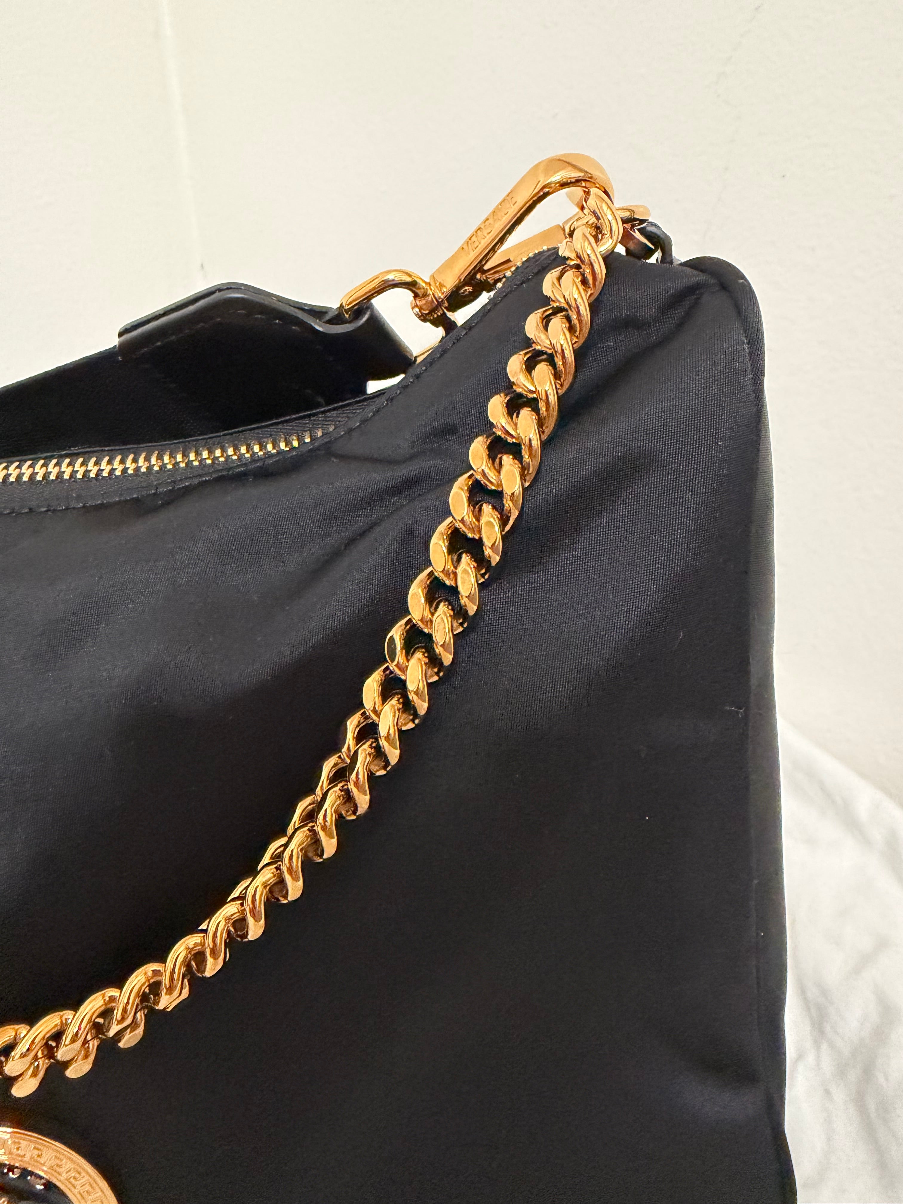 Versace Nylon Tribute Medium bag