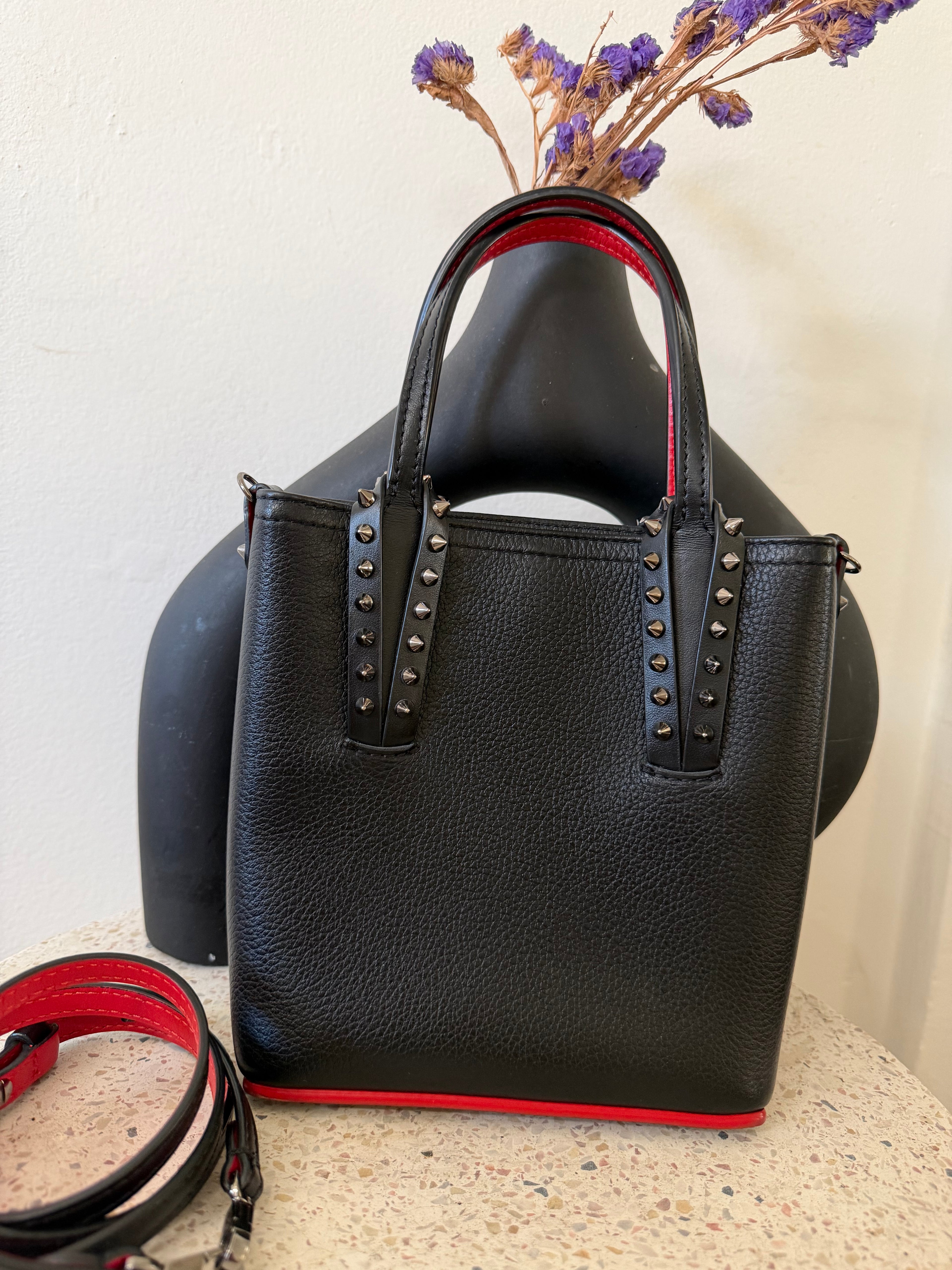 CHRISTIAN LOUBOUTIN CABATA MINI TOTE BAG