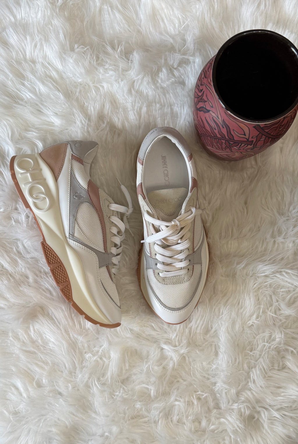 Jimmy Choo Nappa Suede Sneakers