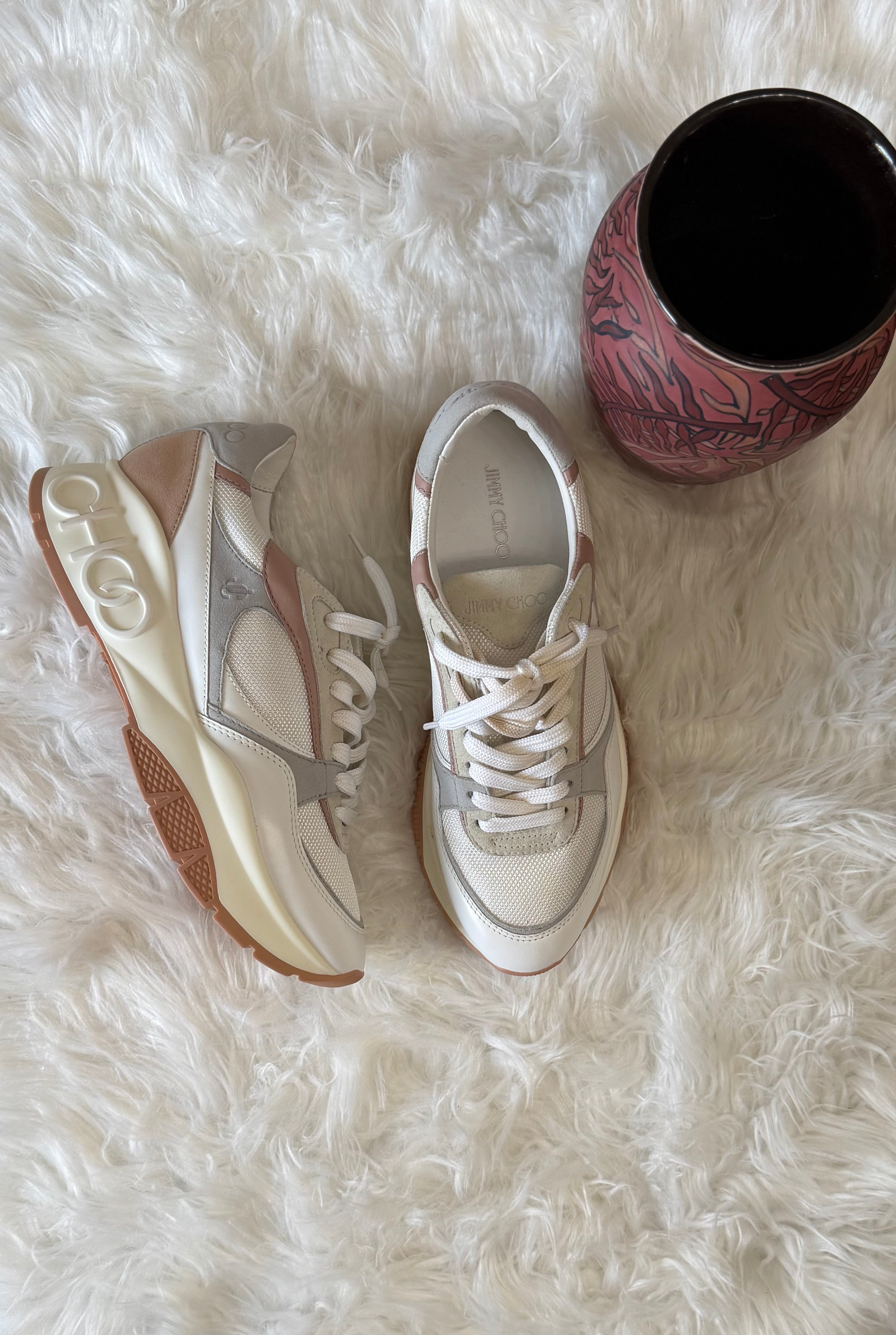 Jimmy Choo Nappa Suede Sneakers