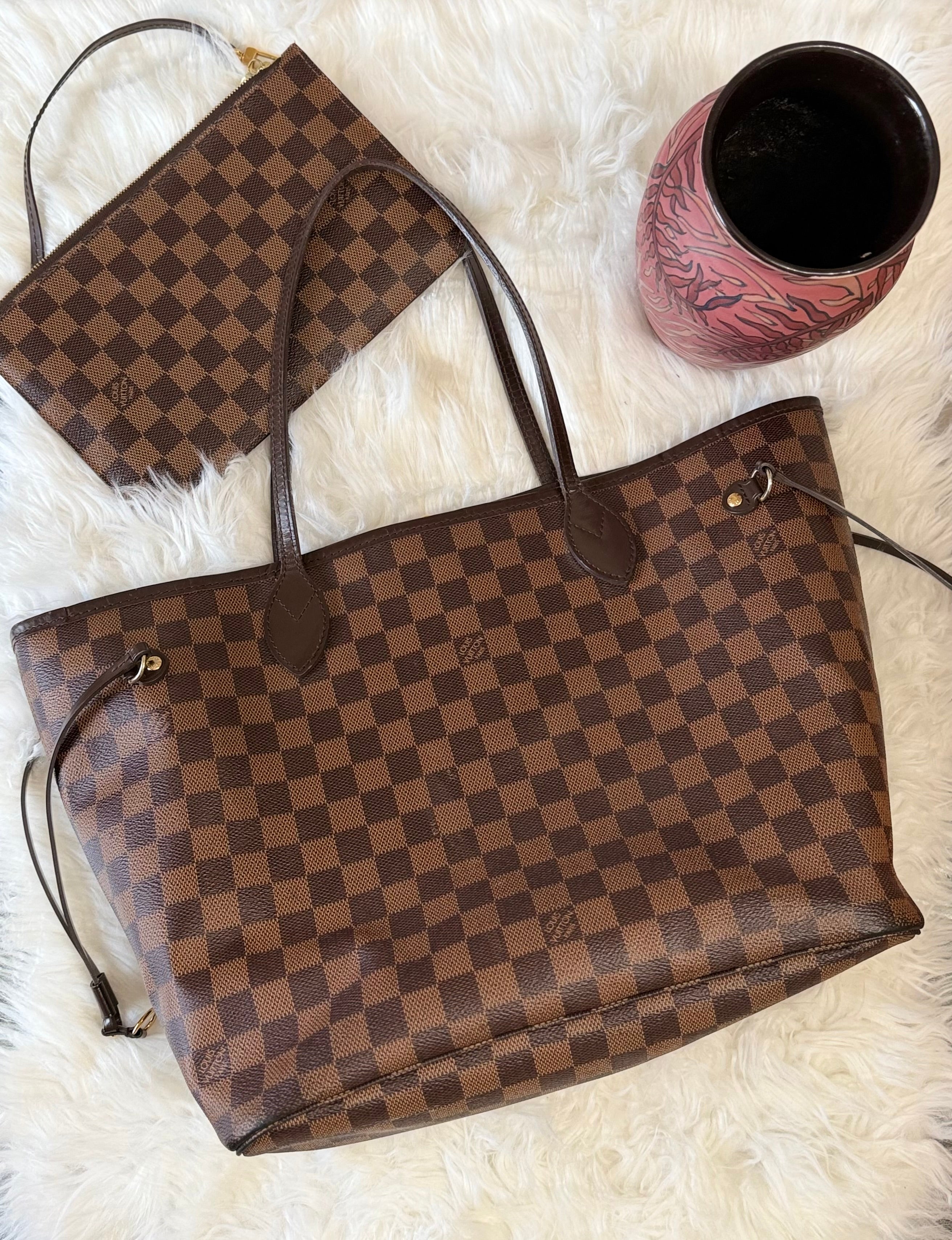 LOUIS VUITTON NEFERFUL DAMIER EBENE MM TOTE