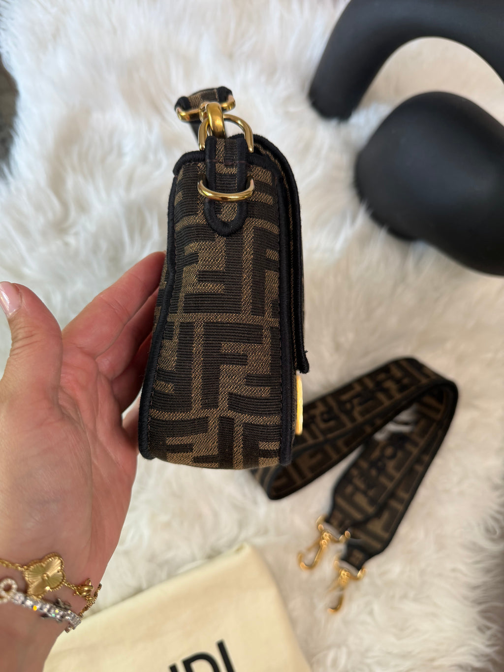 FENDI ZUCCA BAGUETTE NM BAG