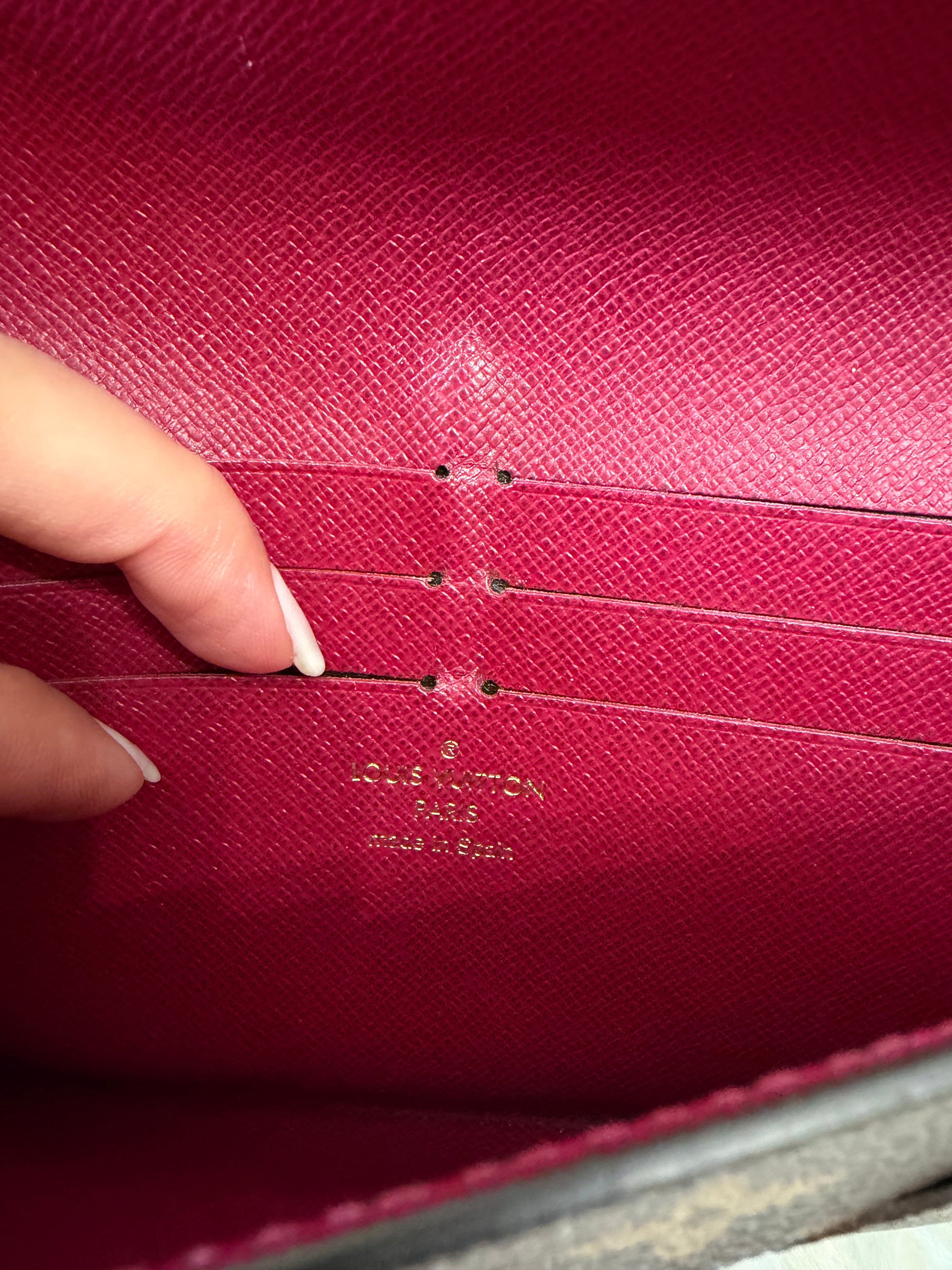 LOUIS VUITTON JEANNE WALLET IN MONOGRAM CANVAS