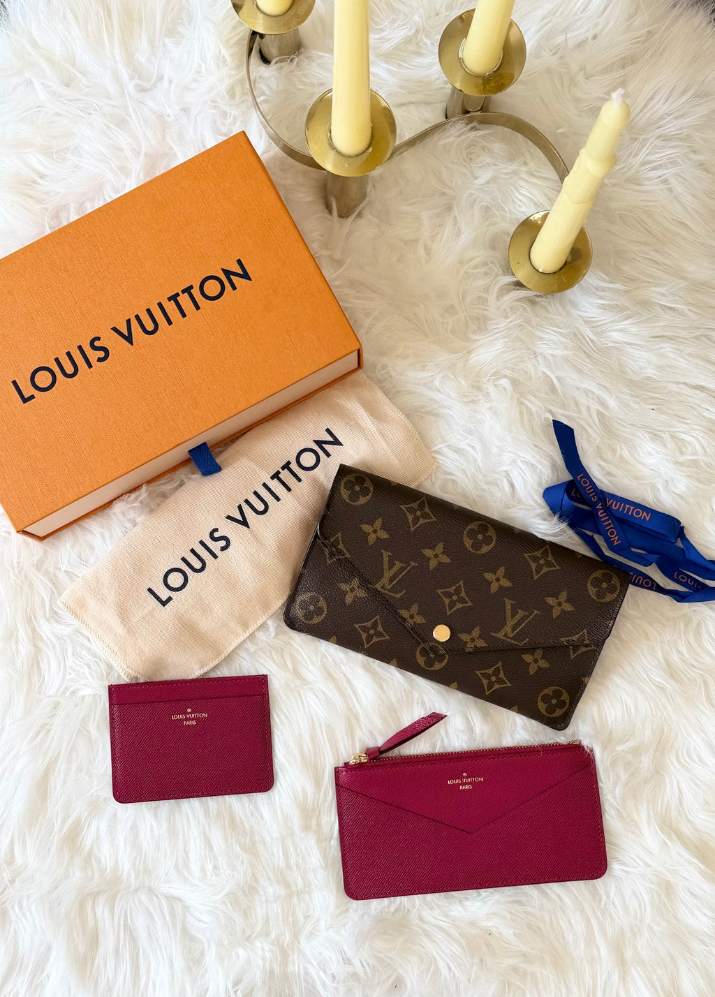 LOUIS VUITTON JEANNE WALLET IN MONOGRAM CANVAS