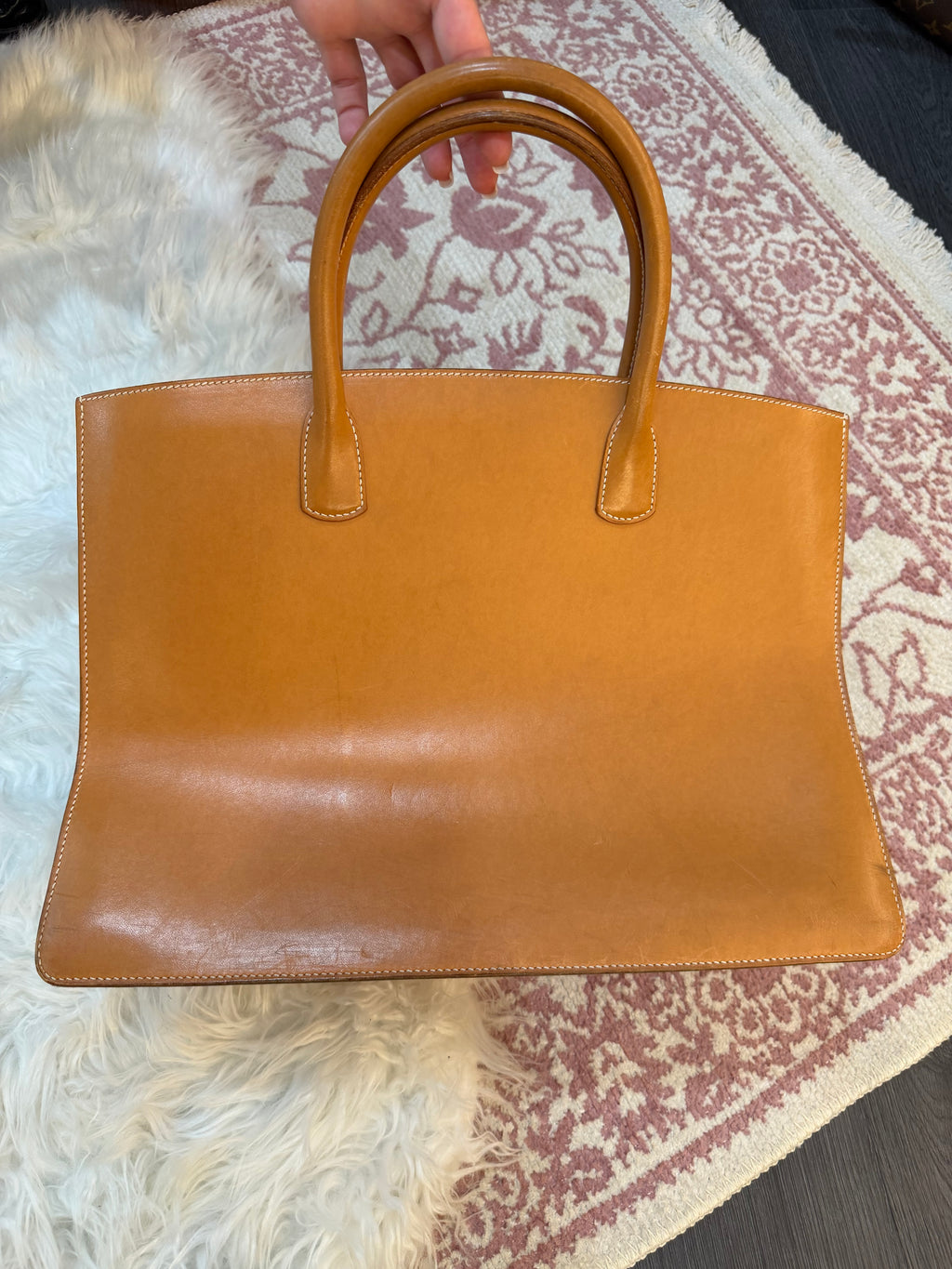 HERMES WHITEBUS GM TOTE
