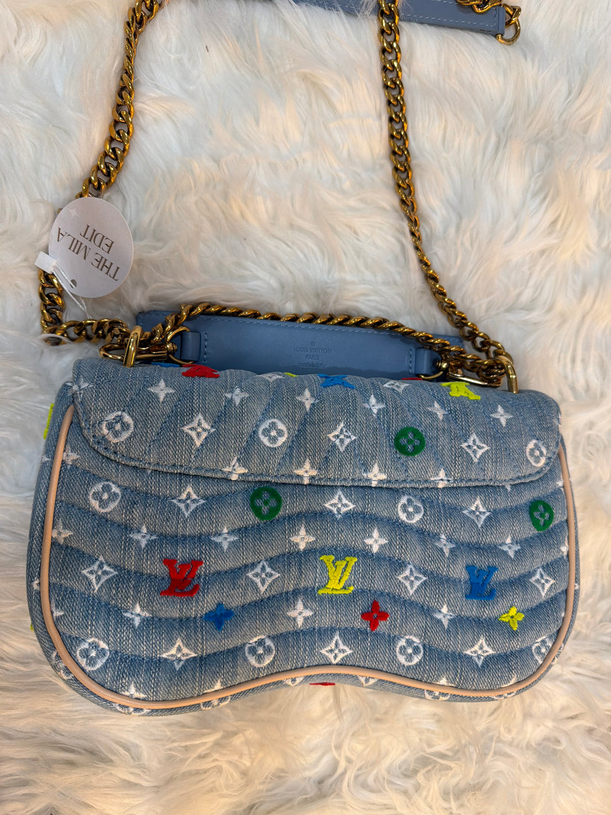 LOUIS VUITTON DENIM NEW WAVE EMBROIDERED MULTICOLOR