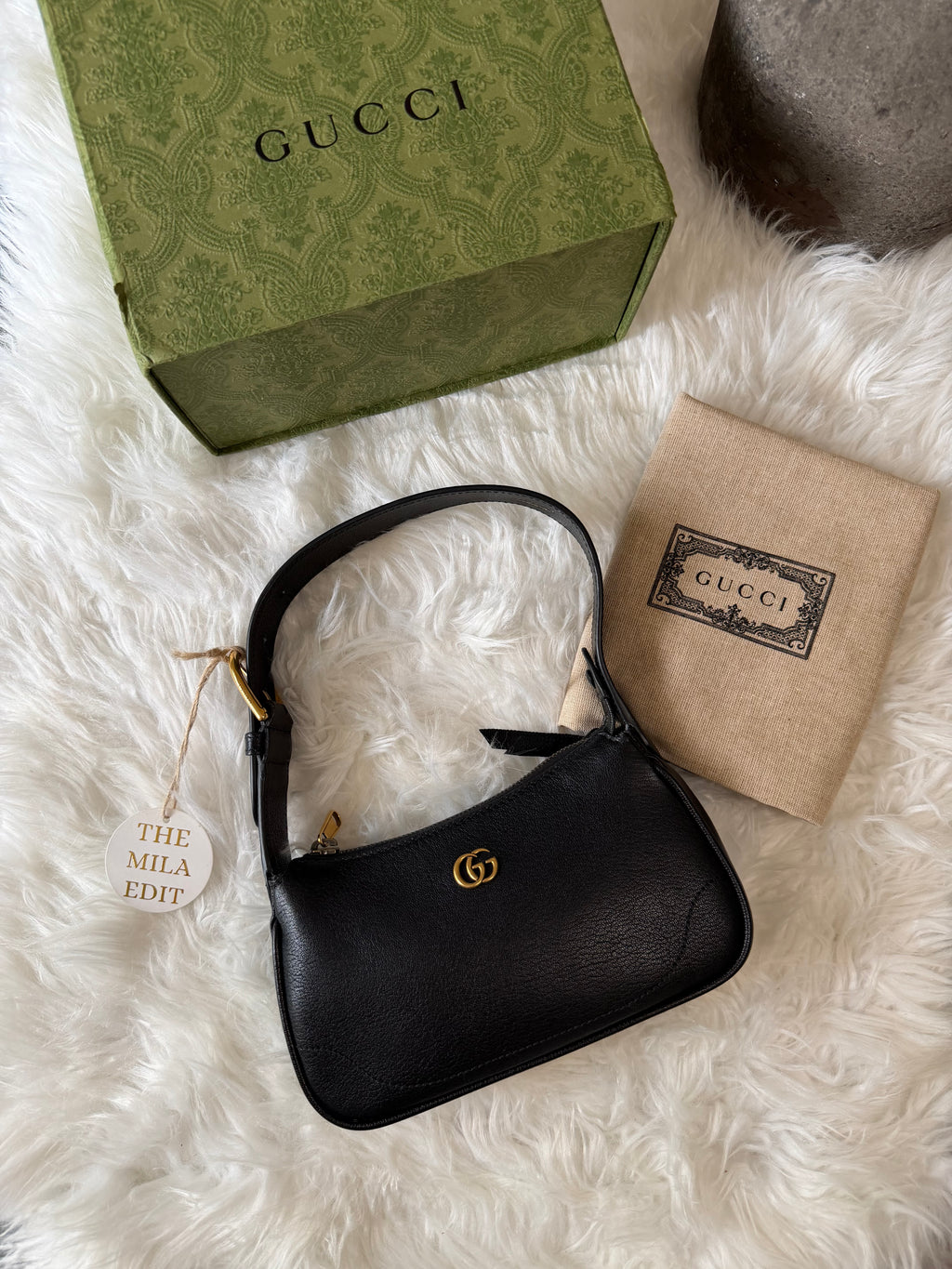 GUCCI APHRODITE SHOULDER MINI LEATHER BAG
