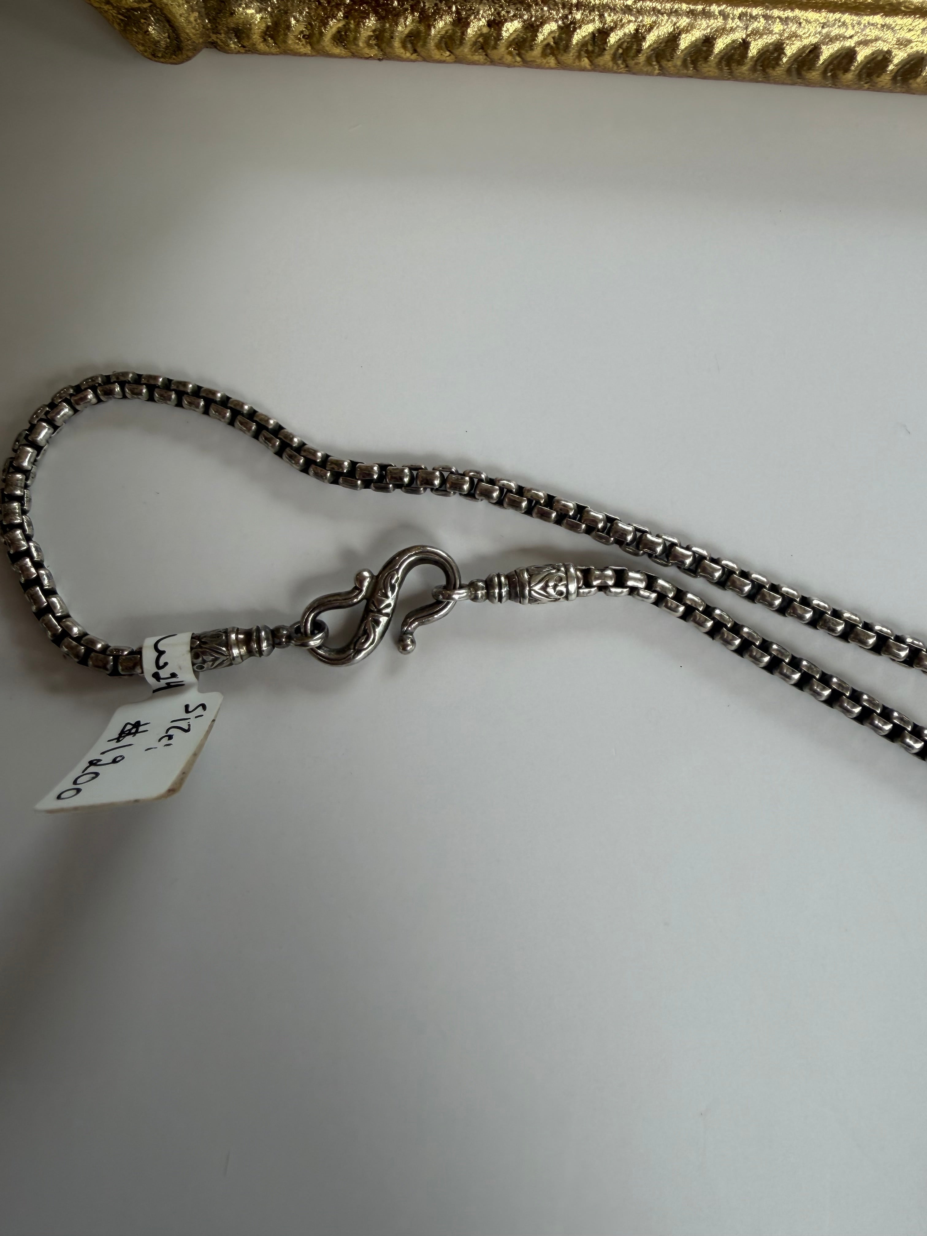 DAVID YURMAN WHEATON BLACK ONYX AND DIAMONDS PENDANT WITH NECKLACE