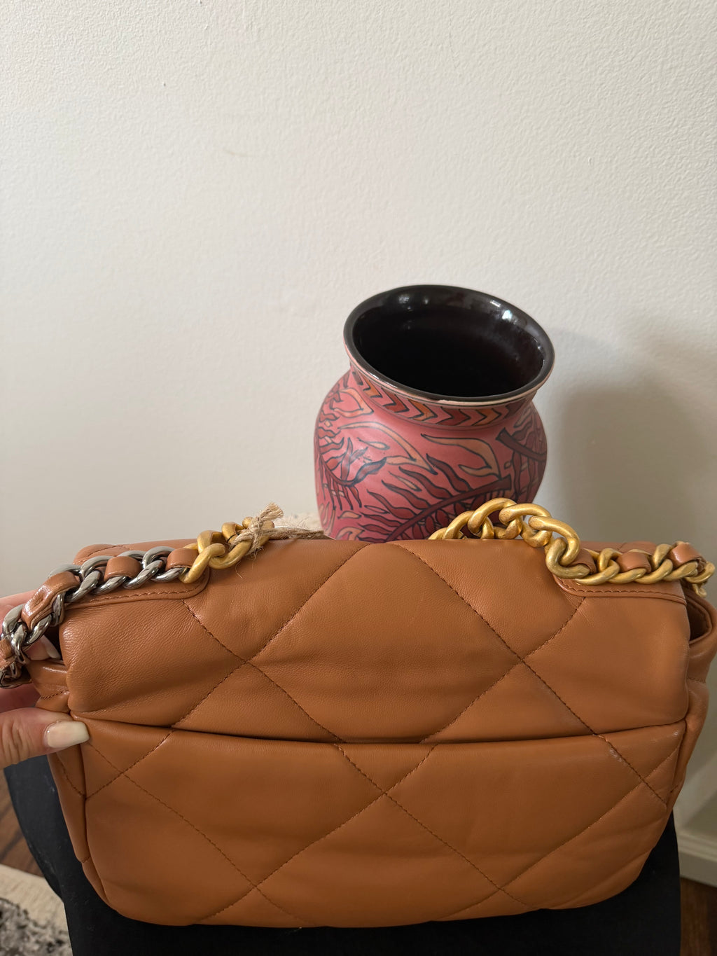 CHANEL 19 QUILTED LAMBSKIN BAG
