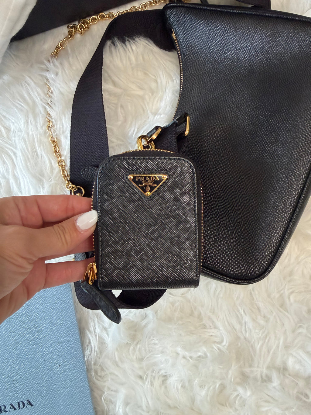 PRADA RE-EDITION SAFFIANO LEATHER BAG