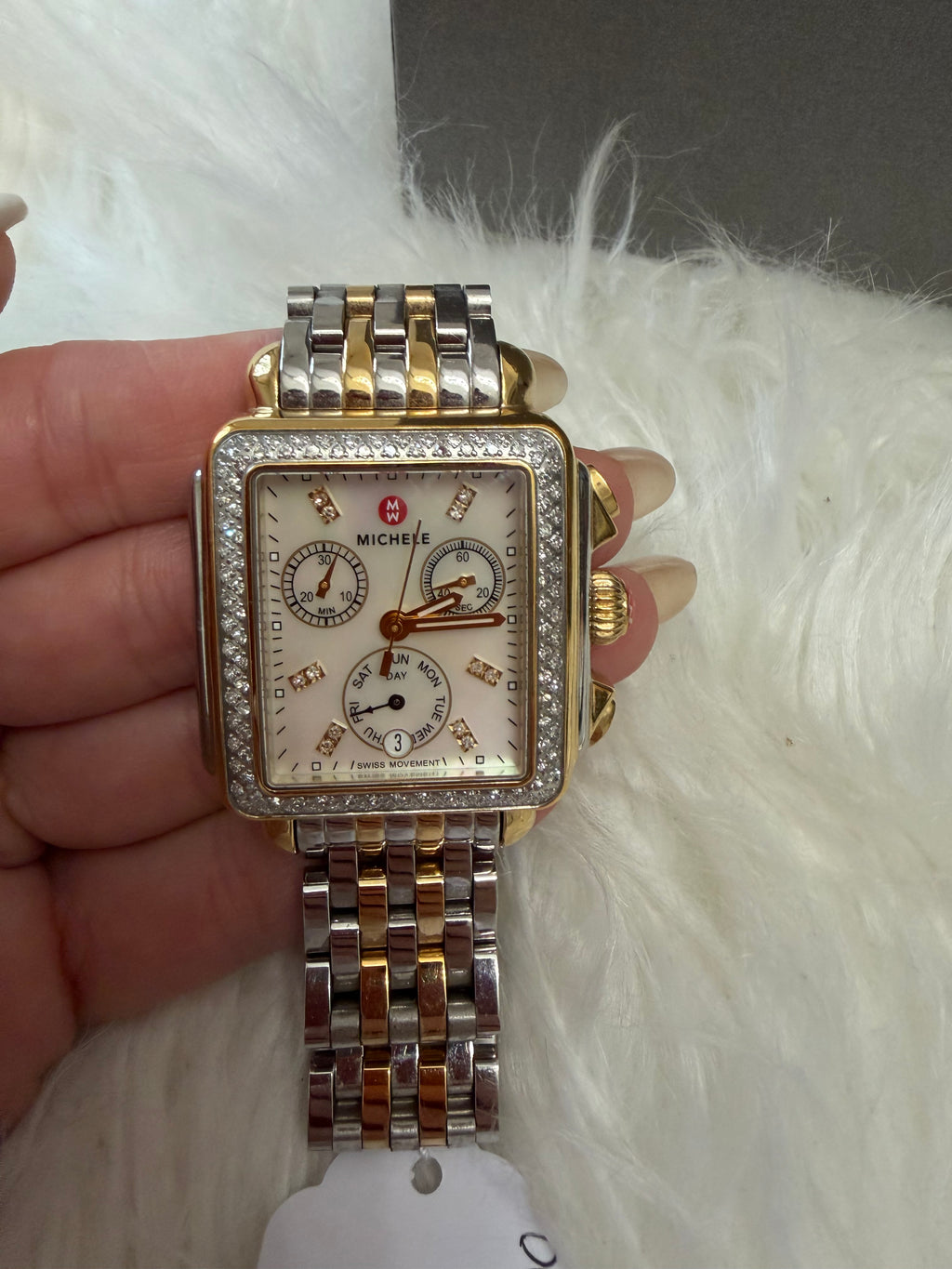 MICHELE DECO DIAMOND WATCH