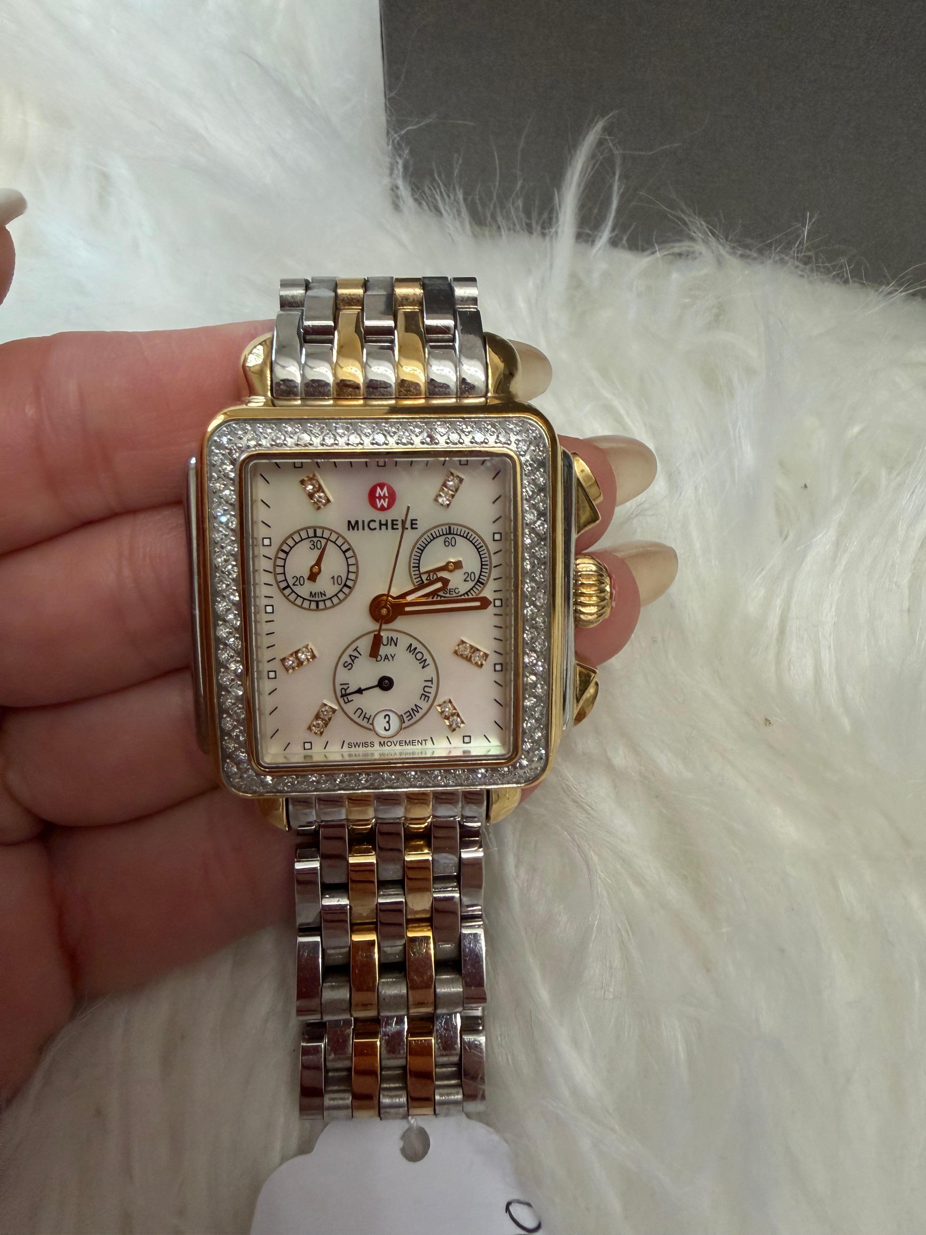MICHELE DECO DIAMOND WATCH