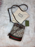 GUCCI OPHIDIA MINI GG SUPREME BUCKET BAG