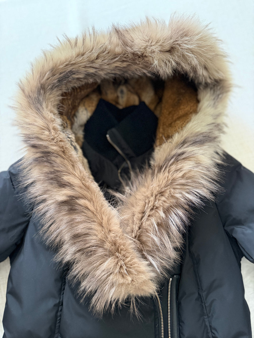 Mackage Long Coat with fur hood