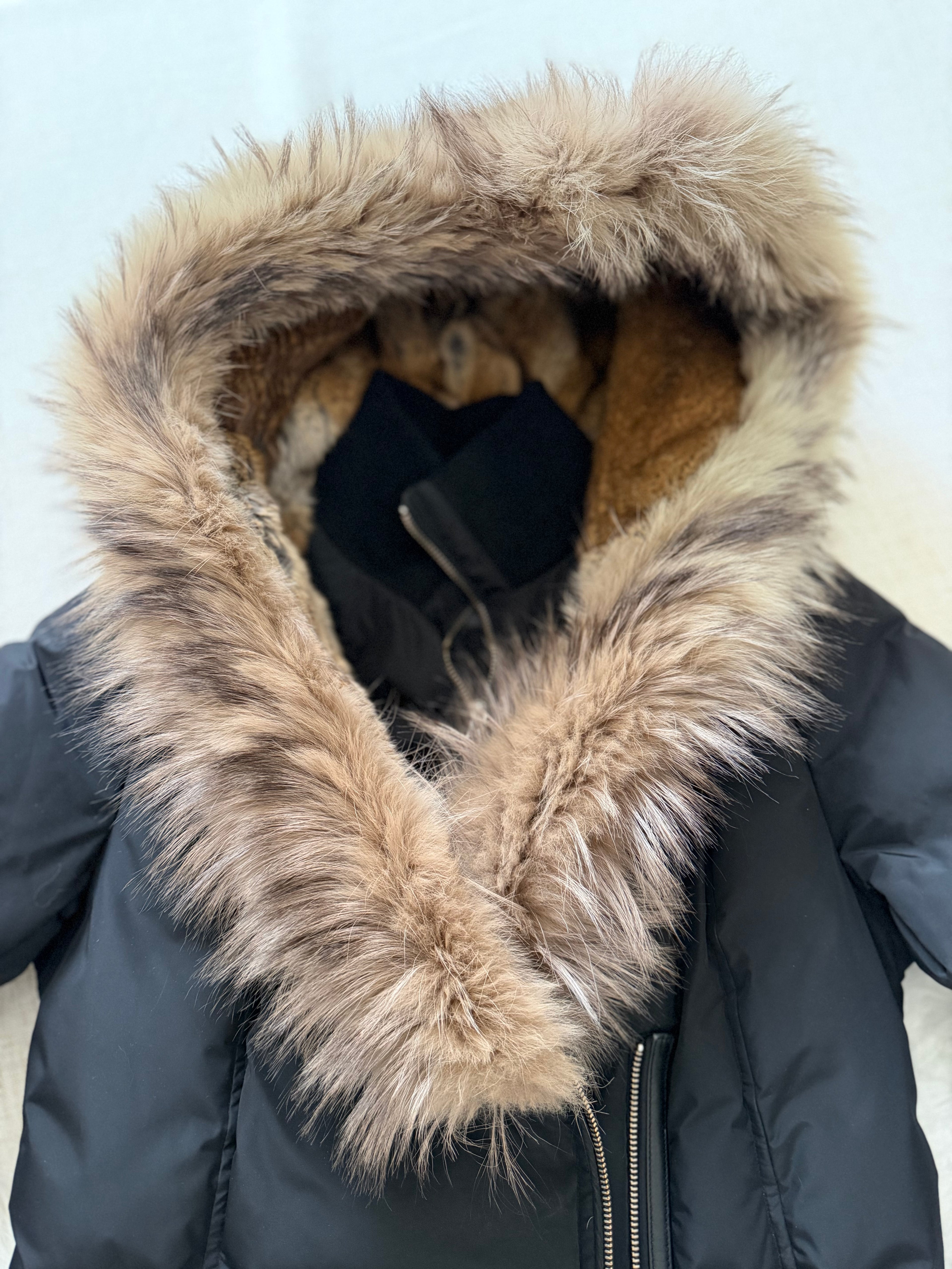 Mackage Long Coat with fur hood