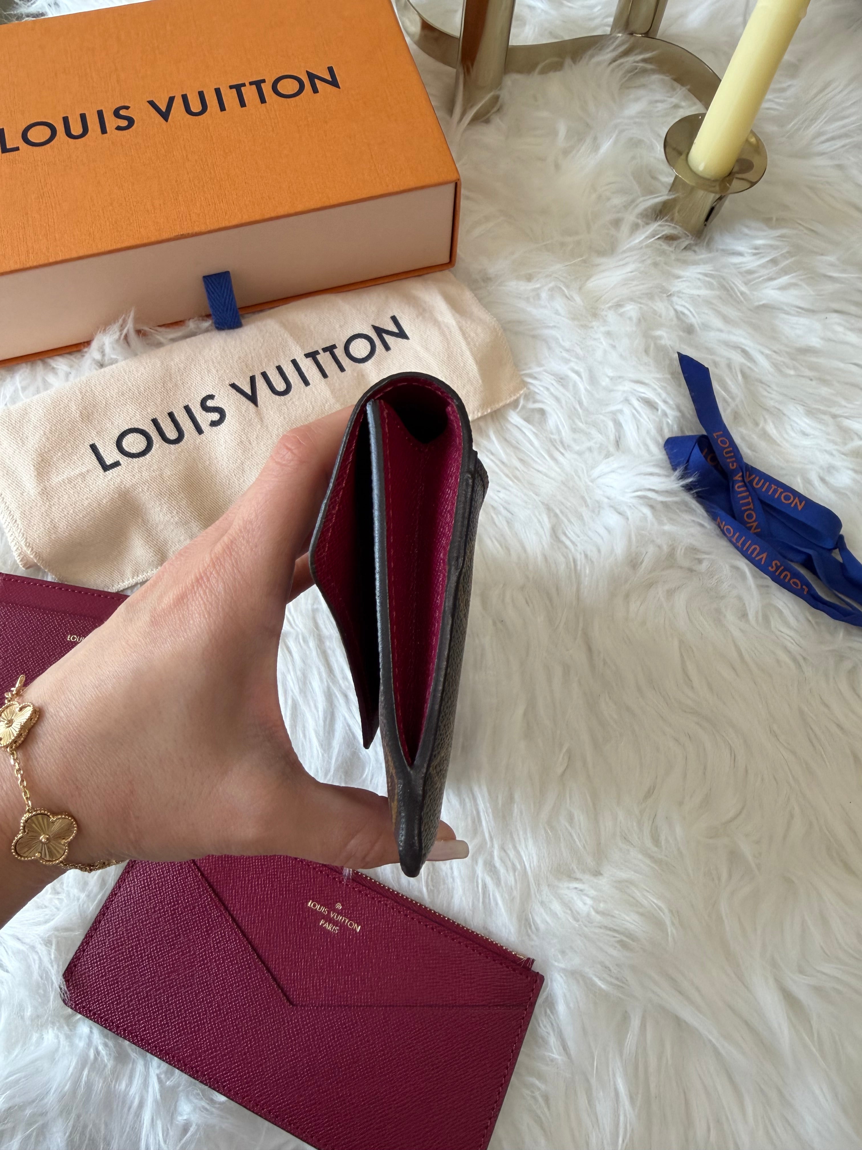 LOUIS VUITTON JEANNE WALLET IN MONOGRAM CANVAS