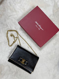 SALVATORE FERRAGAMO MINI CLUTH WITH CHAIN