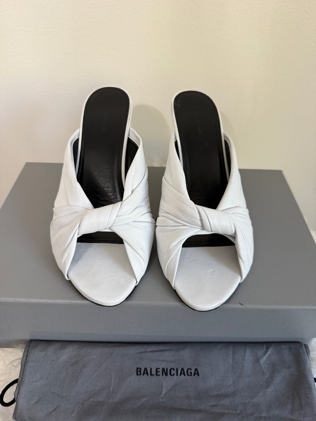 BALENCIAGA DRAPY SANDALS