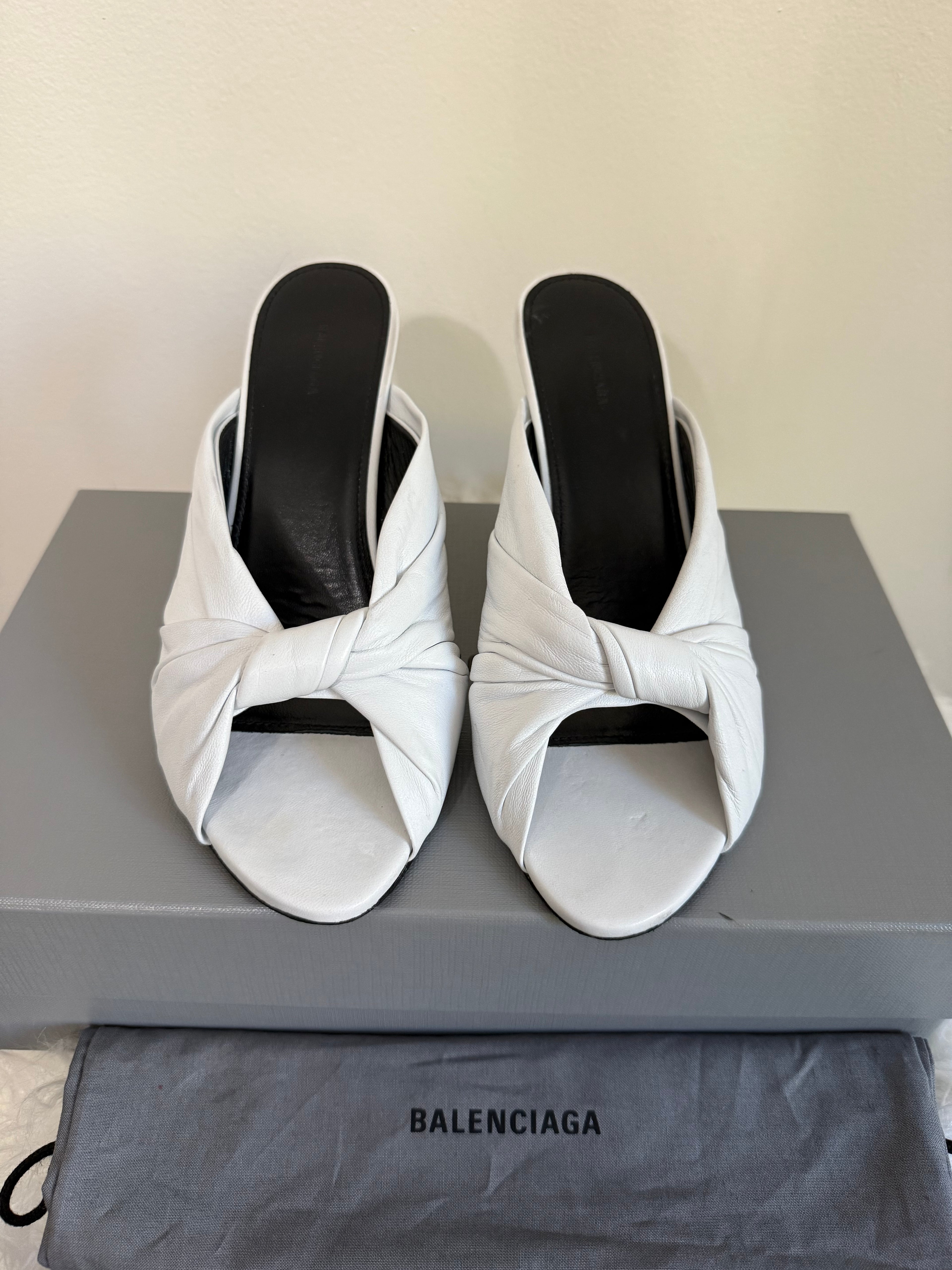BALENCIAGA DRAPY SANDALS