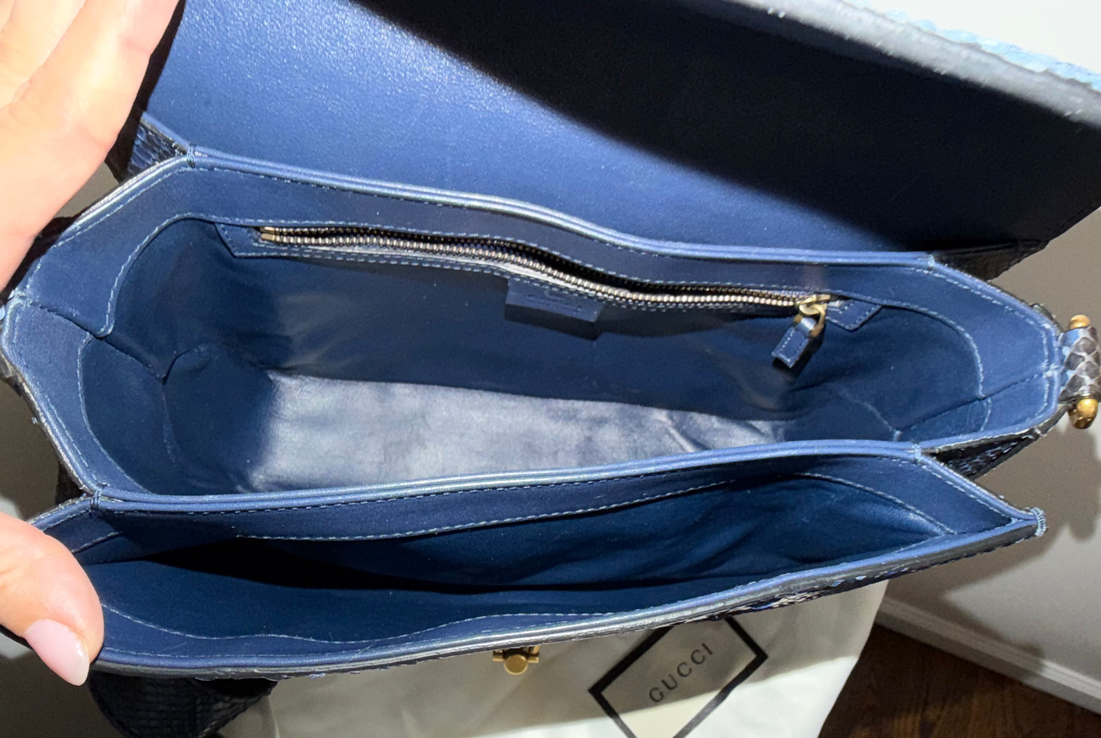 Gucci JACKIE PYTHON MEDIUM BAG