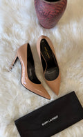 Saint Laurent Anja Stilletto Pump in patent leather