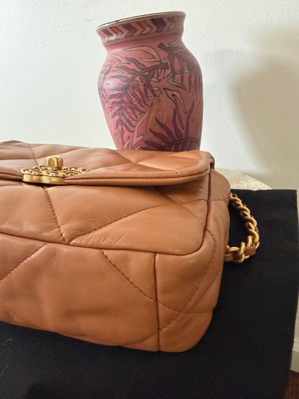 CHANEL 19 QUILTED LAMBSKIN BAG