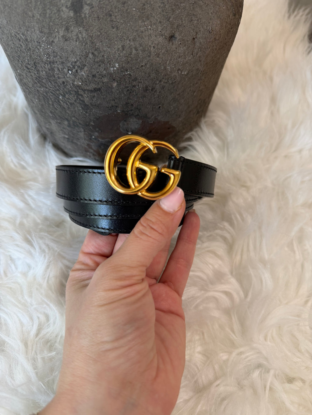 GG Marmont Leather BELT