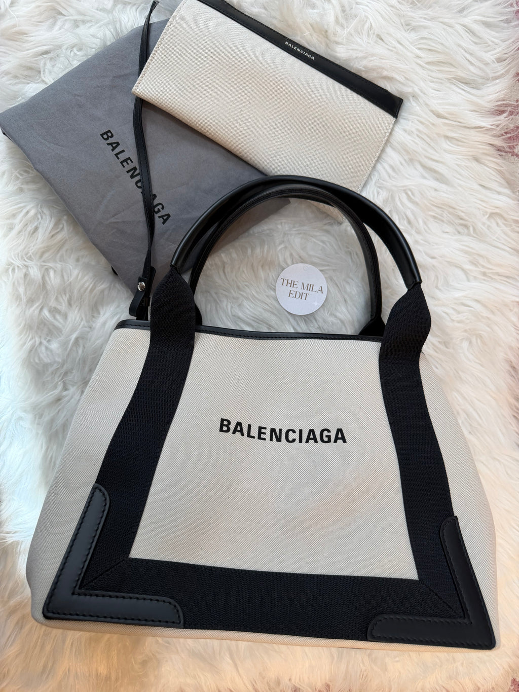 BALENCIAGA CABAS SMALL TOTE BAG