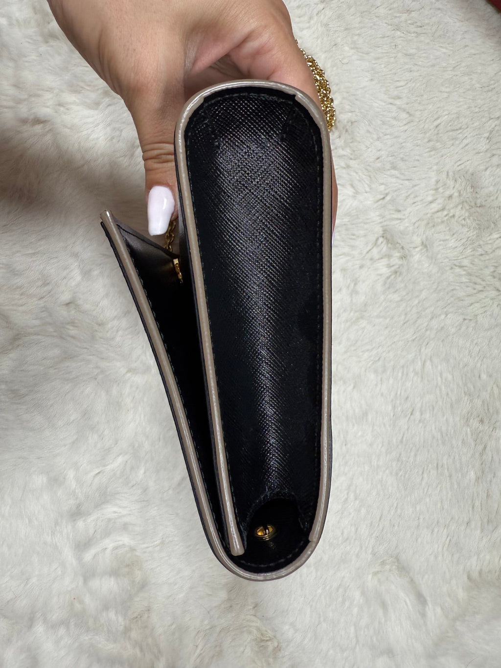 SALVATORE FERRAGAMO MINI CLUTH WITH CHAIN