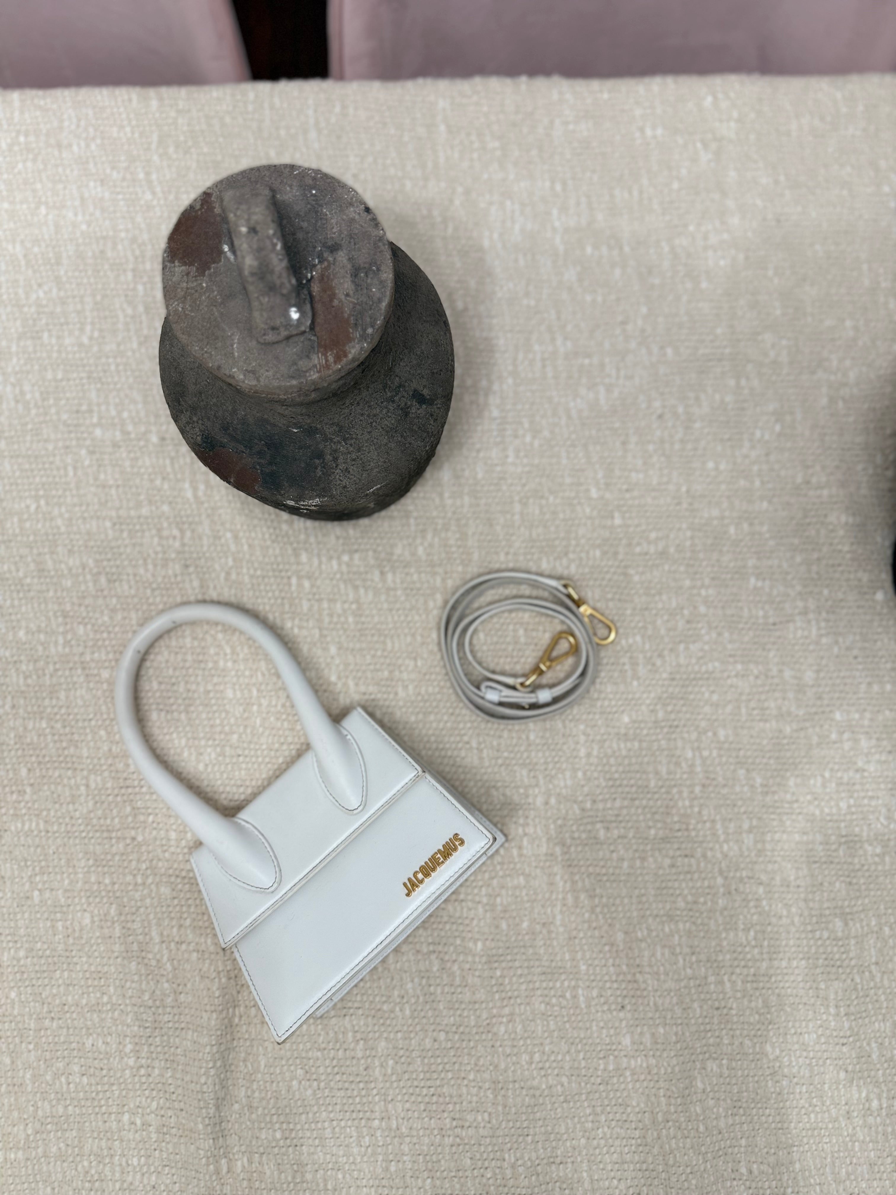 JACQUEMUS WHITE LE CHIQUITO MOYEN