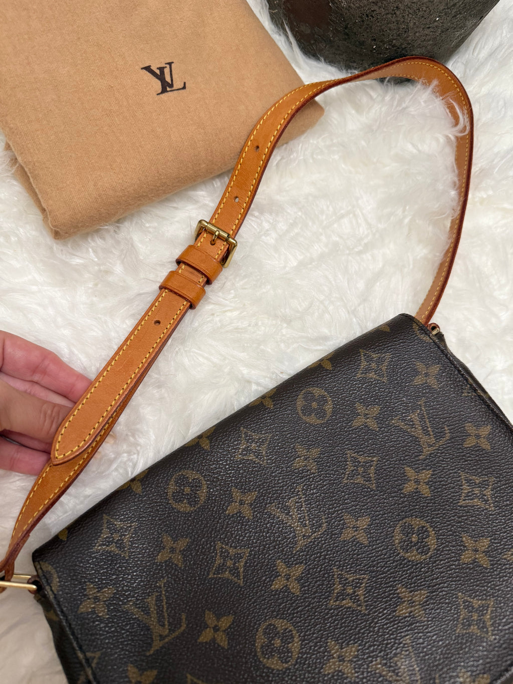 Louis Vuitton Monogram Musette Tango bag