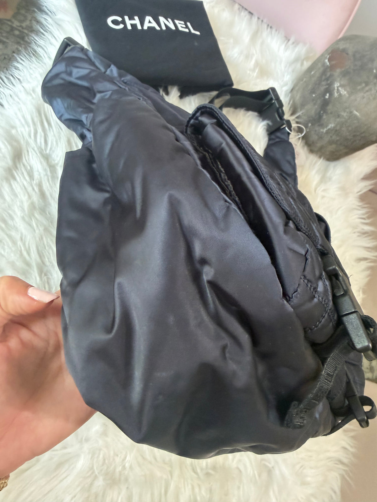 Authentic Preloved CHANEL SPORT NYLON MESSENGER BAG
