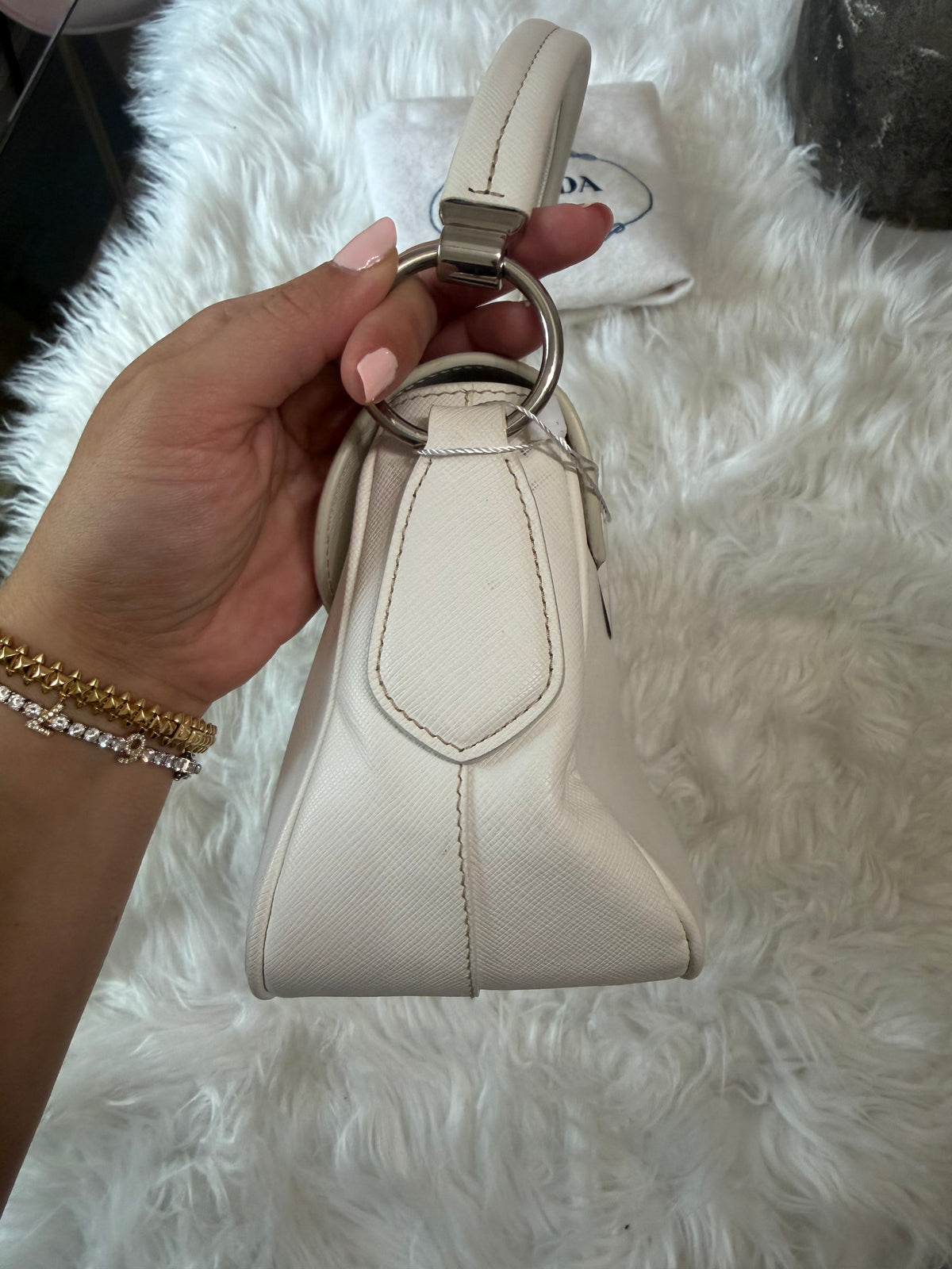 PRADA SAFFIANO LEATHER SHOULDER BAG