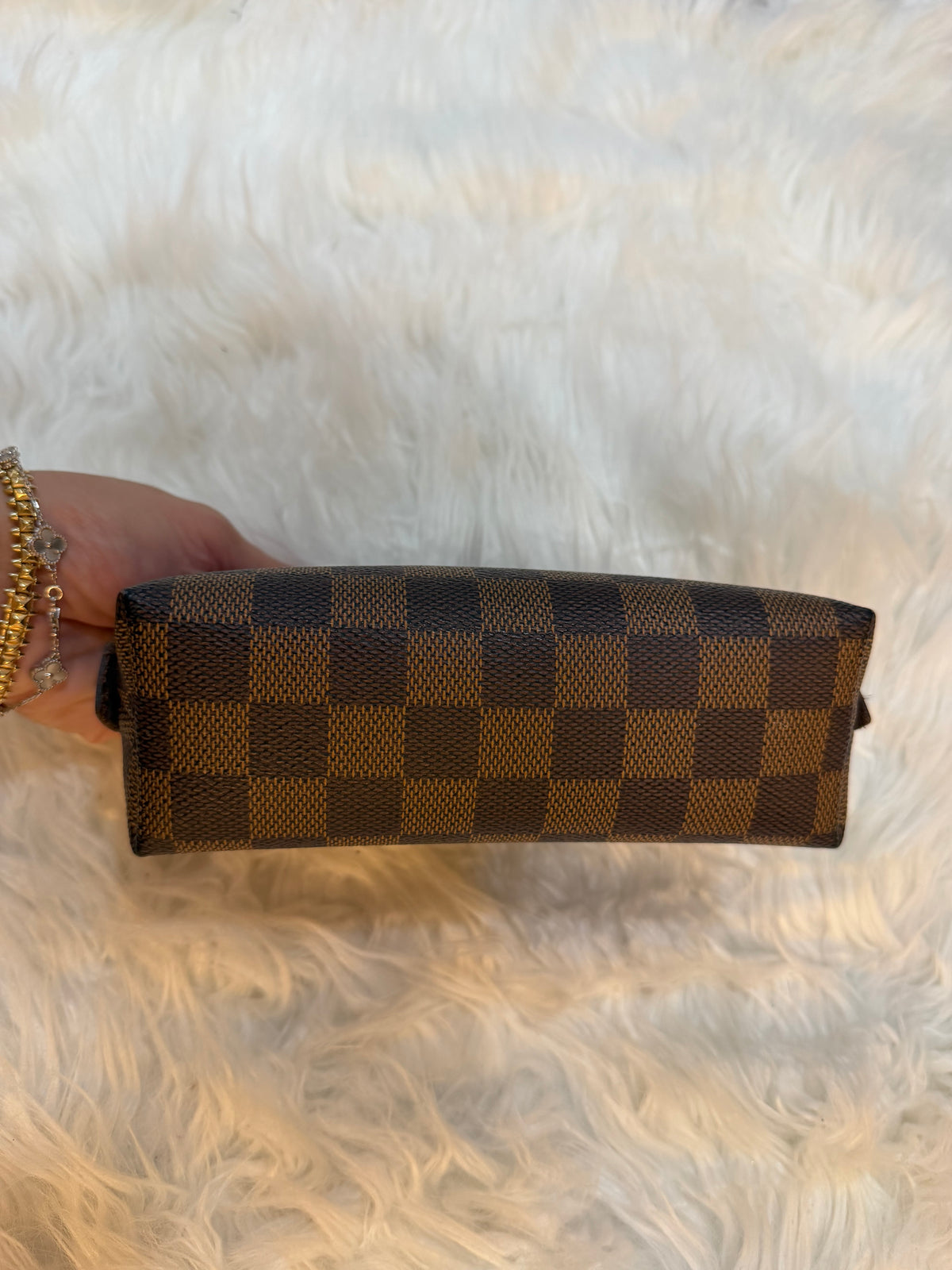 LOUIS VUITTON DAMIER EBENE COSMETIC POUCH