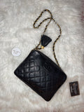 CHANEL VINTAGE LIZARD CAMERA BAG