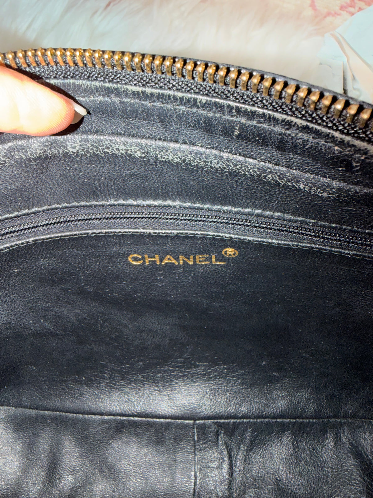 CHANEL VINTAGE LIZARD CAMERA BAG