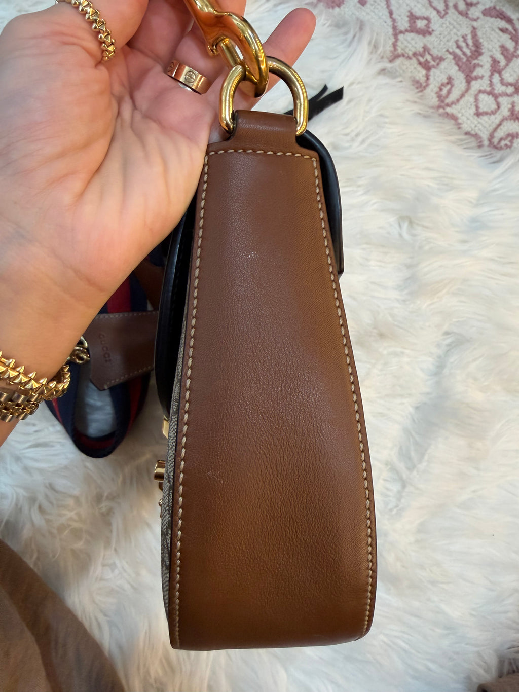 GUCCI PADLOCK SMALL GG SUPREME SHOULDER BAG