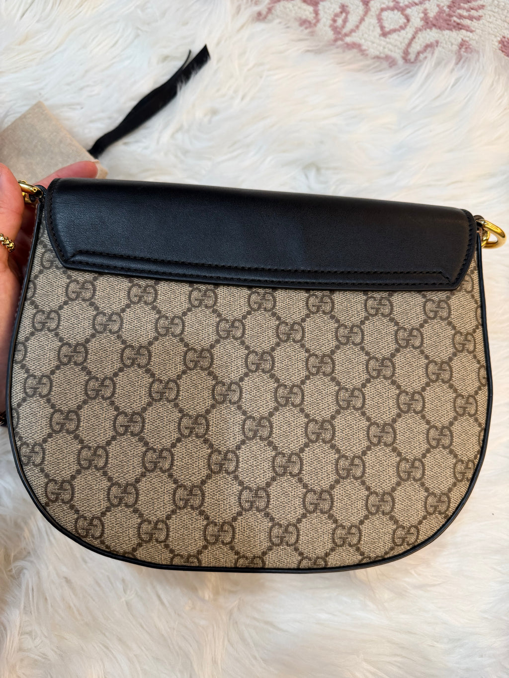GUCCI PADLOCK SMALL GG SUPREME SHOULDER BAG