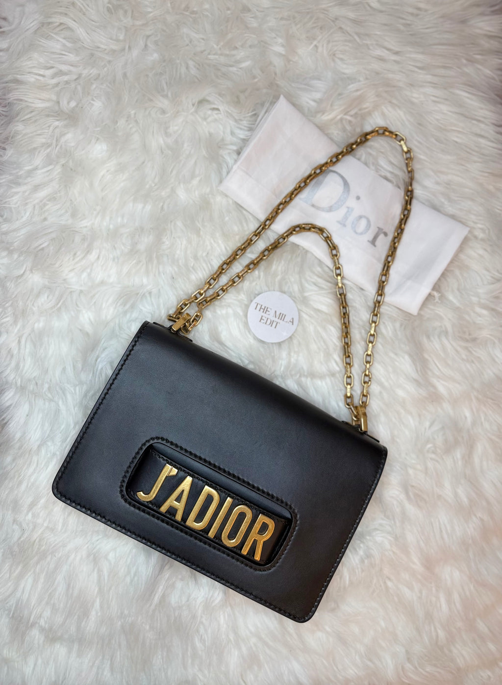 DIOR J'ADIOR FLAP BAG WITH CHAIN