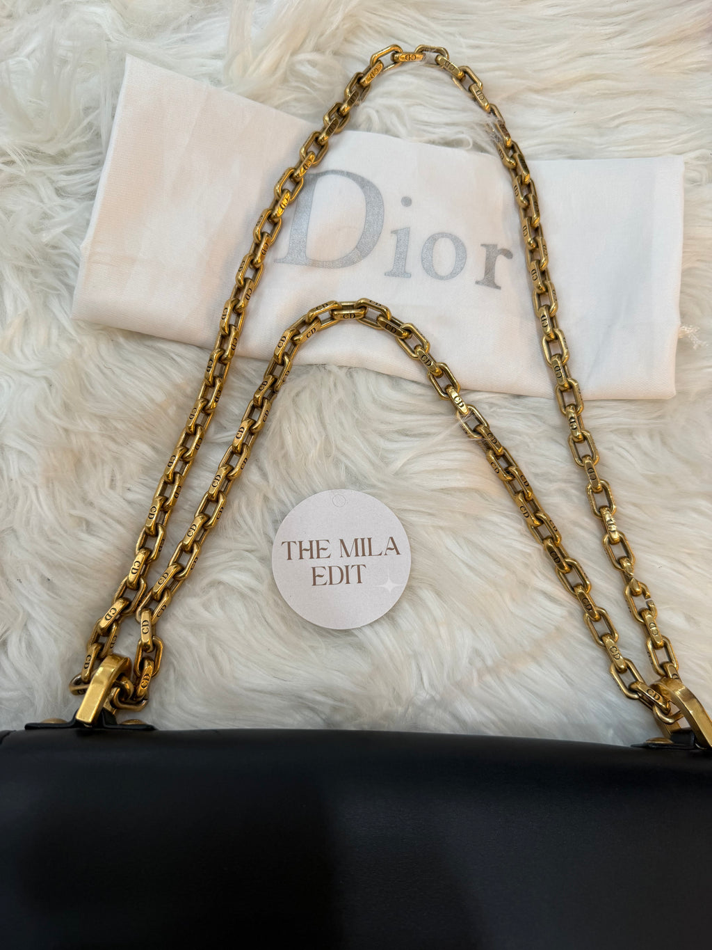 DIOR J'ADIOR FLAP BAG WITH CHAIN
