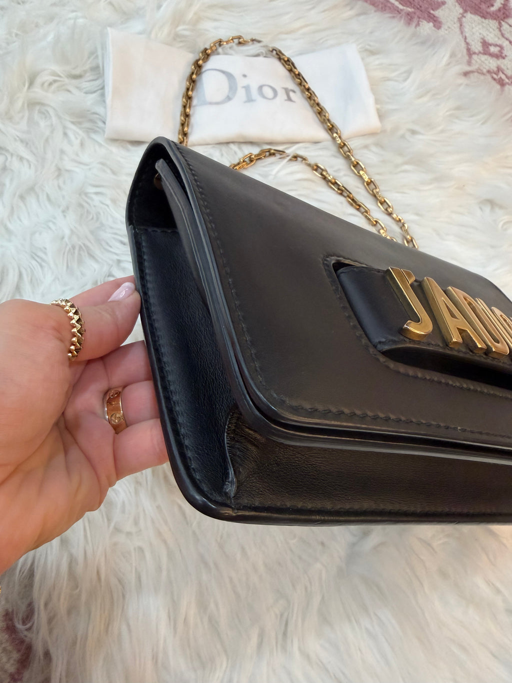 DIOR J'ADIOR FLAP BAG WITH CHAIN