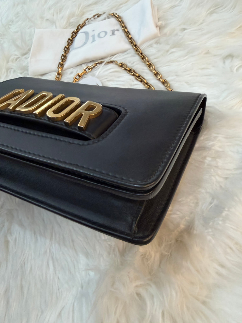DIOR J'ADIOR FLAP BAG WITH CHAIN