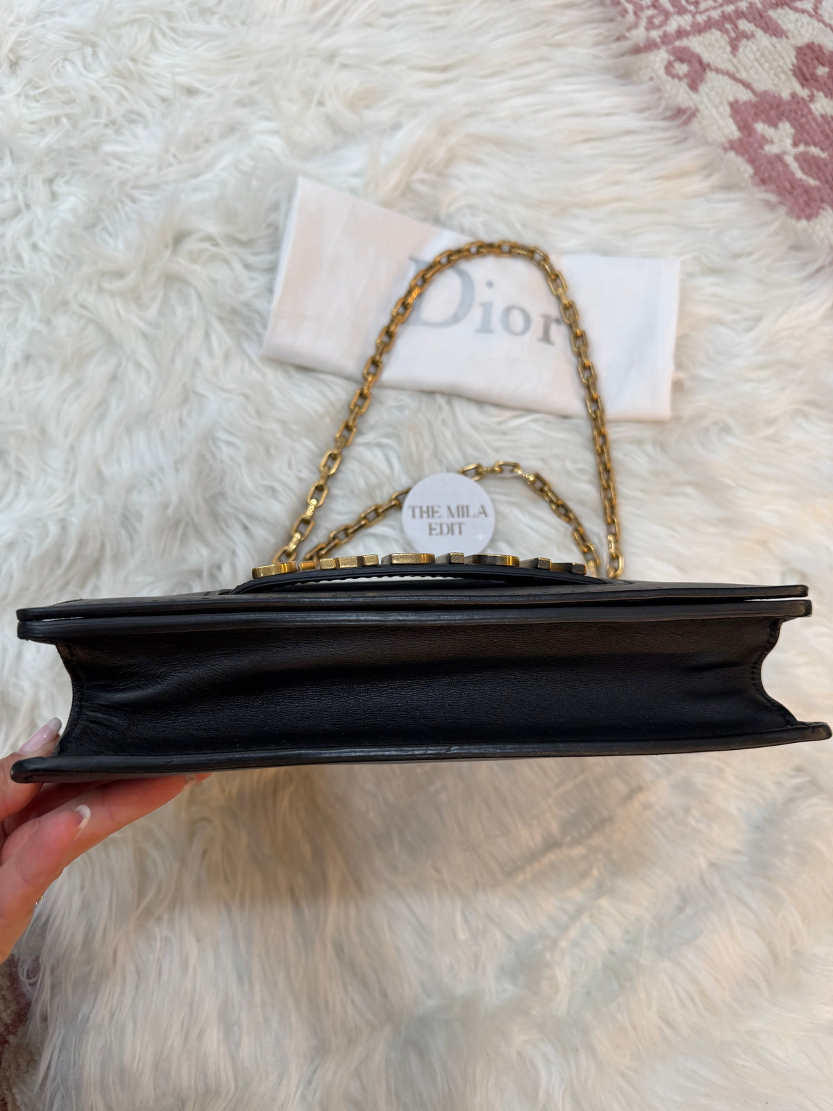 DIOR J'ADIOR FLAP BAG WITH CHAIN