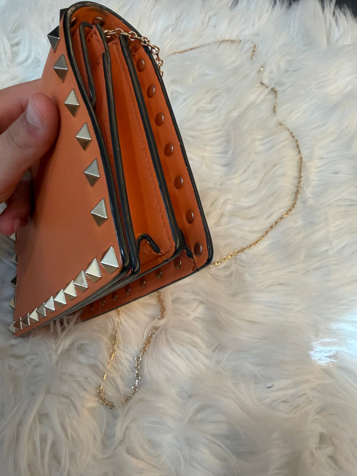 VALENTINO GARAVANI ROCKSTUD SMALL FLAP CROSSBODY BAG