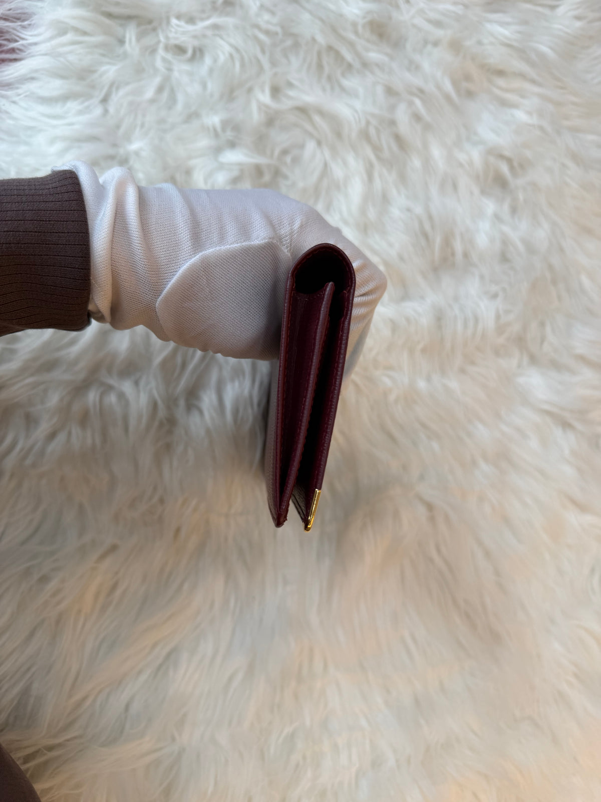CARTIER FLAP WALLET SMOOTH LEATHER