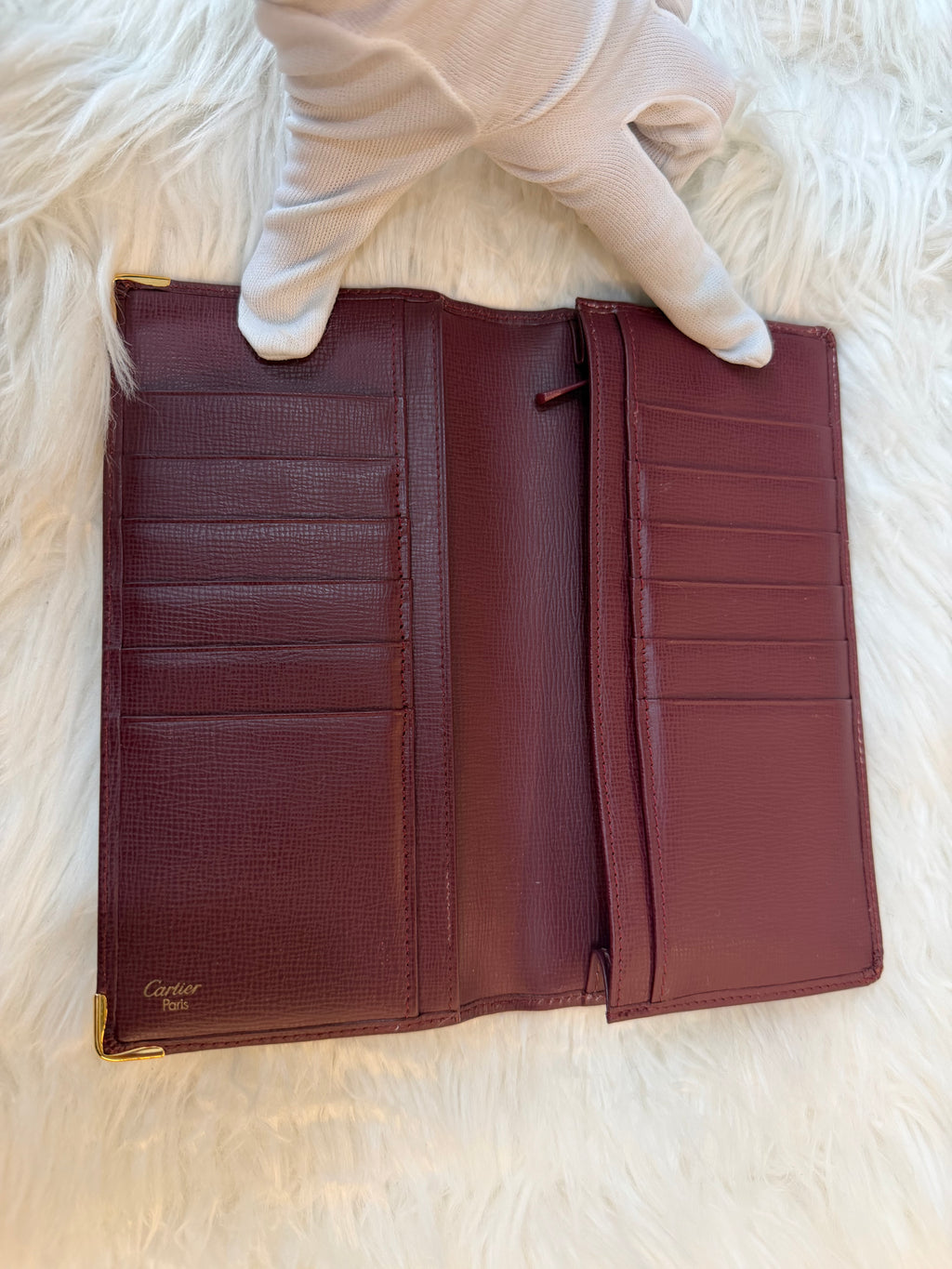 CARTIER FLAP WALLET SMOOTH LEATHER