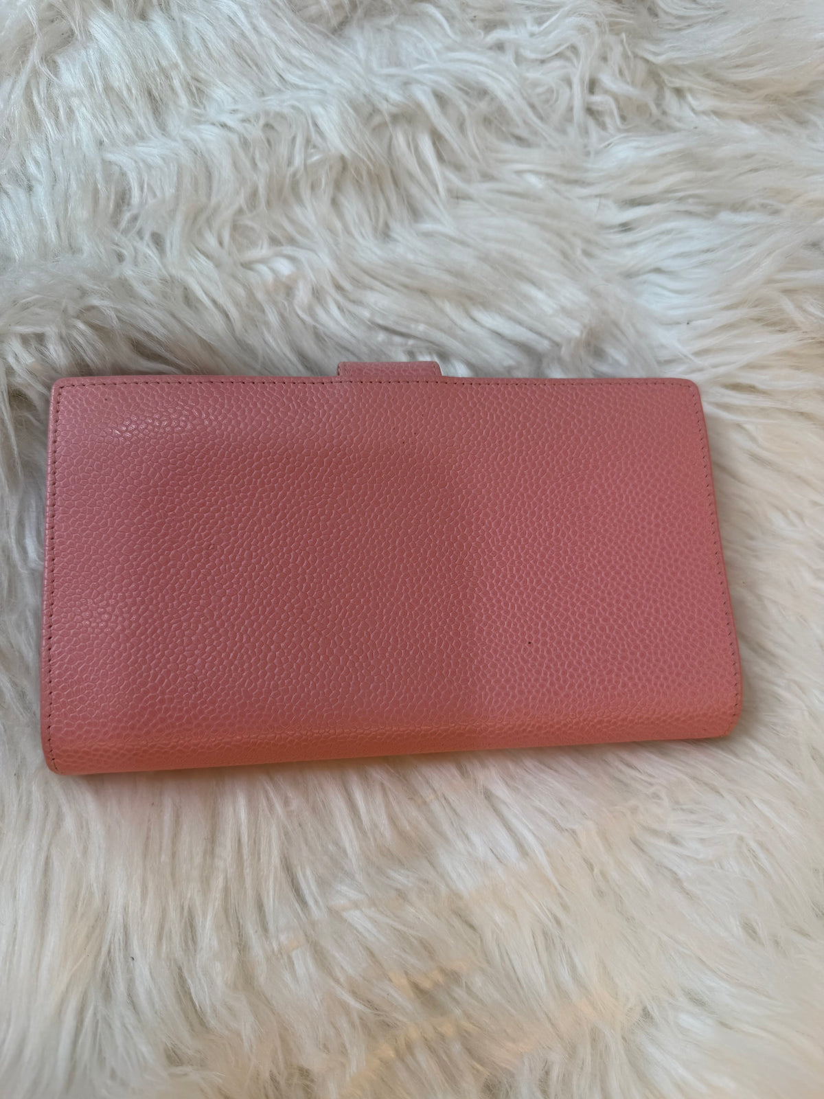 CHANEL TIMELESS CC FRENCH WALLET IN CAVIAR LEATHER