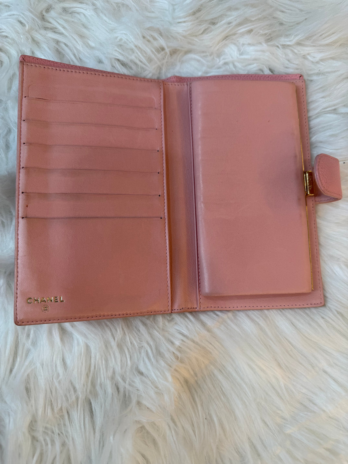 CHANEL TIMELESS CC FRENCH WALLET IN CAVIAR LEATHER